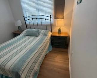 Full bed; two nightstands