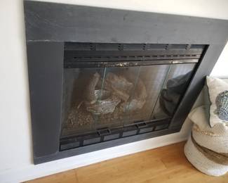 Nearly new fireplace insert