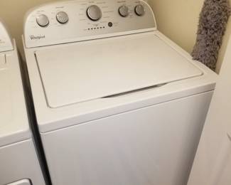 Whirlpool washing machine with stainless steel drum
