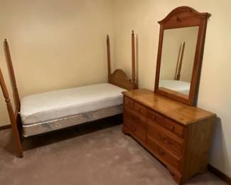 Twin Bed Dresser Duo