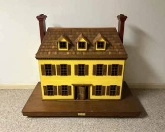 Handcrafted Dollhouse By David F. Dreiski