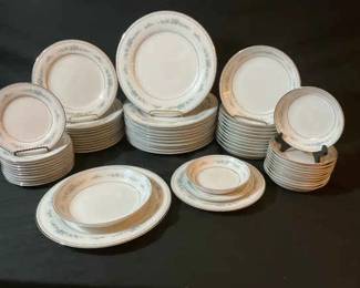 Rose China Plates And Bowls