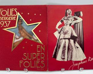  Autographed Josephine Baker pamphlet, 1937 program