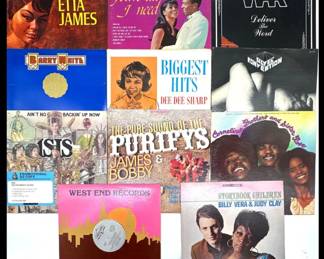 Funk, soul vintage albums