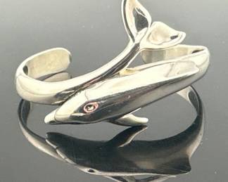 Kabana sterling dolphin cuff