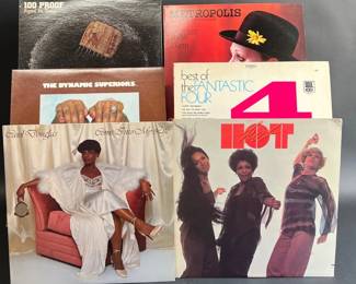 Vintage funk and soul records