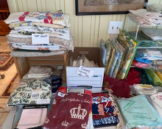 Assorted linens for every occasion!
