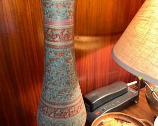Metal Indian vase
