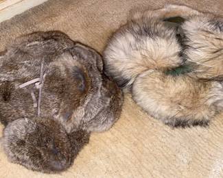 Rabbit fur hats