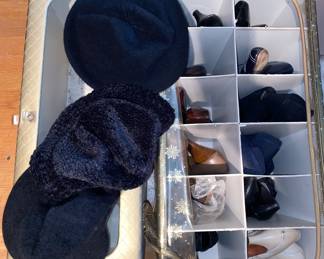 Vtg. Hats and shoes