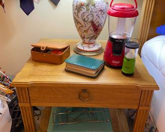 1 of 2 nightstands with 1 drawer storage