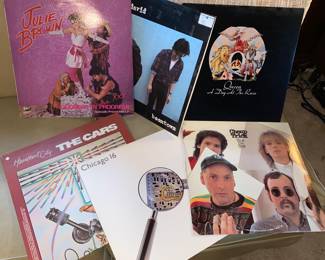 80s rock and pop vinyl records