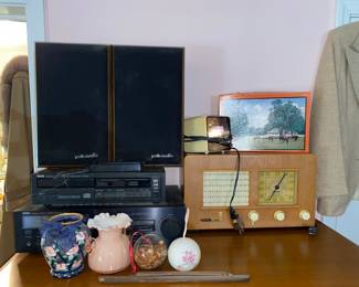 Stereo system , Grundig radio