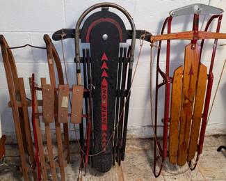 Vtg. Sleds