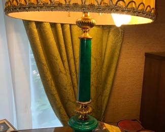 Malachite design lamps