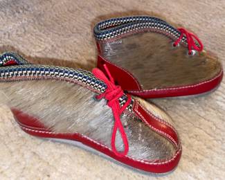 Child sized reindeer boots… poor Rudolph