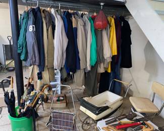 Basement full of assorted items