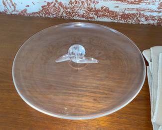 Steuben serving dish