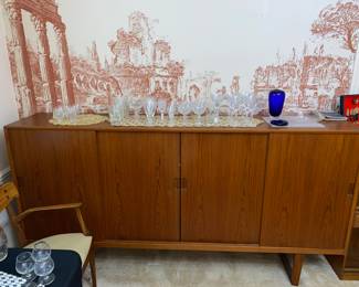 Danish MCM Dyrlund credenza -Massive and Gorgeous! Tons of storage !