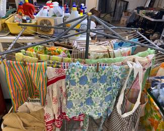 Aprons -drying rack