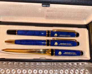 Department of State pen set