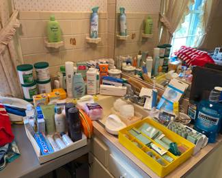 Toiletries abound!