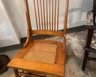 Mid-Century Cane Rocker