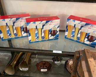 Beer Glasses NIB