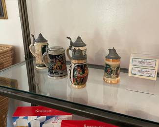 Over 30 Collectible Beer Steins