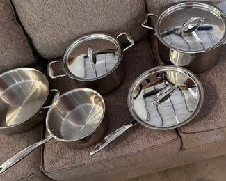 Heritage Steel Clad cookware - we have lots