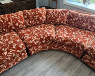 Mid century sectional by Town House Interiors, Chicago