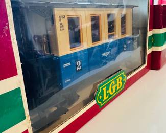 🚂 LGB Model Train Collectors – Don’t Miss This!
We’ve got 5 boxed LGB train cars still available at our Plano estate sale this weekend! These collectible G-scale cars include:
📦 Circus-themed freight car
🚗 Car transport flatbed with autos
🏠 Rio Grande red caboose
🚃 Vintage-style blue/yellow passenger car
🎪 Altenfurt/Fischbach star car