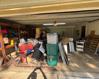 Garage Packed with Stuff