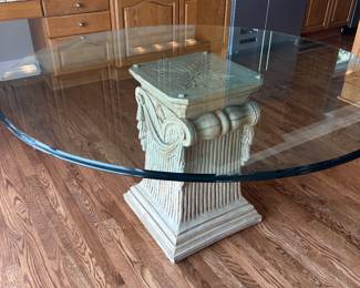 Table priced separately from the chairs. 5' diameter
