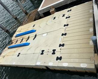 EZ Dock floating dock system for one jet ski