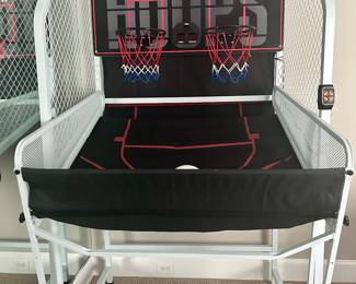 Indoor basketball hoop