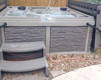 "Strong Spas" hot tub. Only 4 years old!