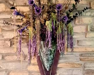 Super Cool Artisan Beaded Wall Sconce