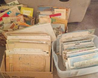 Huge Collection of Ephemera. Amazing Travel Collection and Maps