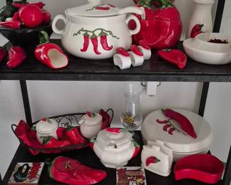 Wonderful collection of Chile pepper ware!