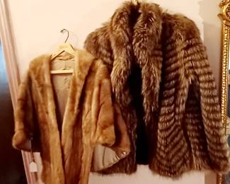 Wonder Mink Stole and Racoon Car Coat!