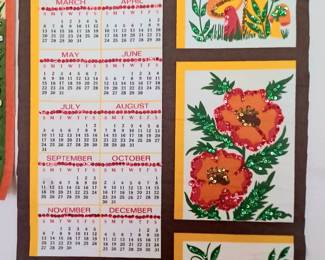 Vintage Handcrafted Calendar 