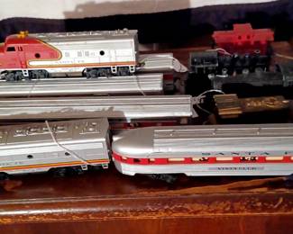 Vintage Santa Fe Railroad and Tracks