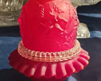 Vintage Fenton Fairy Lamp