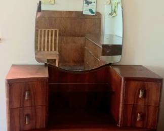 Darling antique dresser with mirror