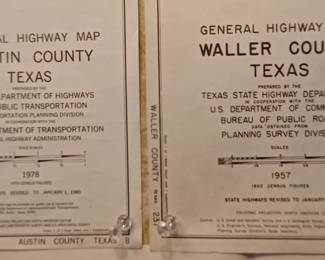 Old Texas County Maps