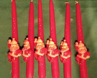 Vintage Christmas Candles 