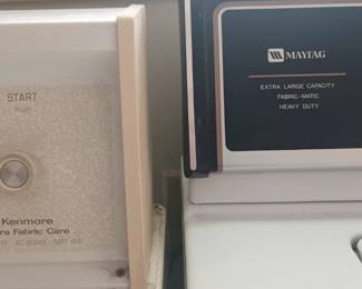 Maytag and Kenmore!