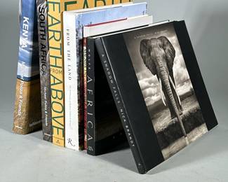 (7pc) Large Coffee Table Africa Books | Including books on South Africa and Kenya.
