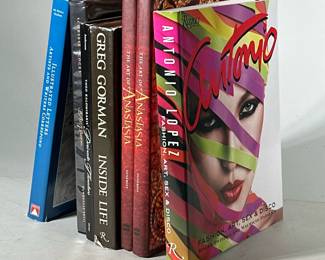 (7pc) Collection Fashion And Mixed Genres Books | Including The Art of Anastasia.
